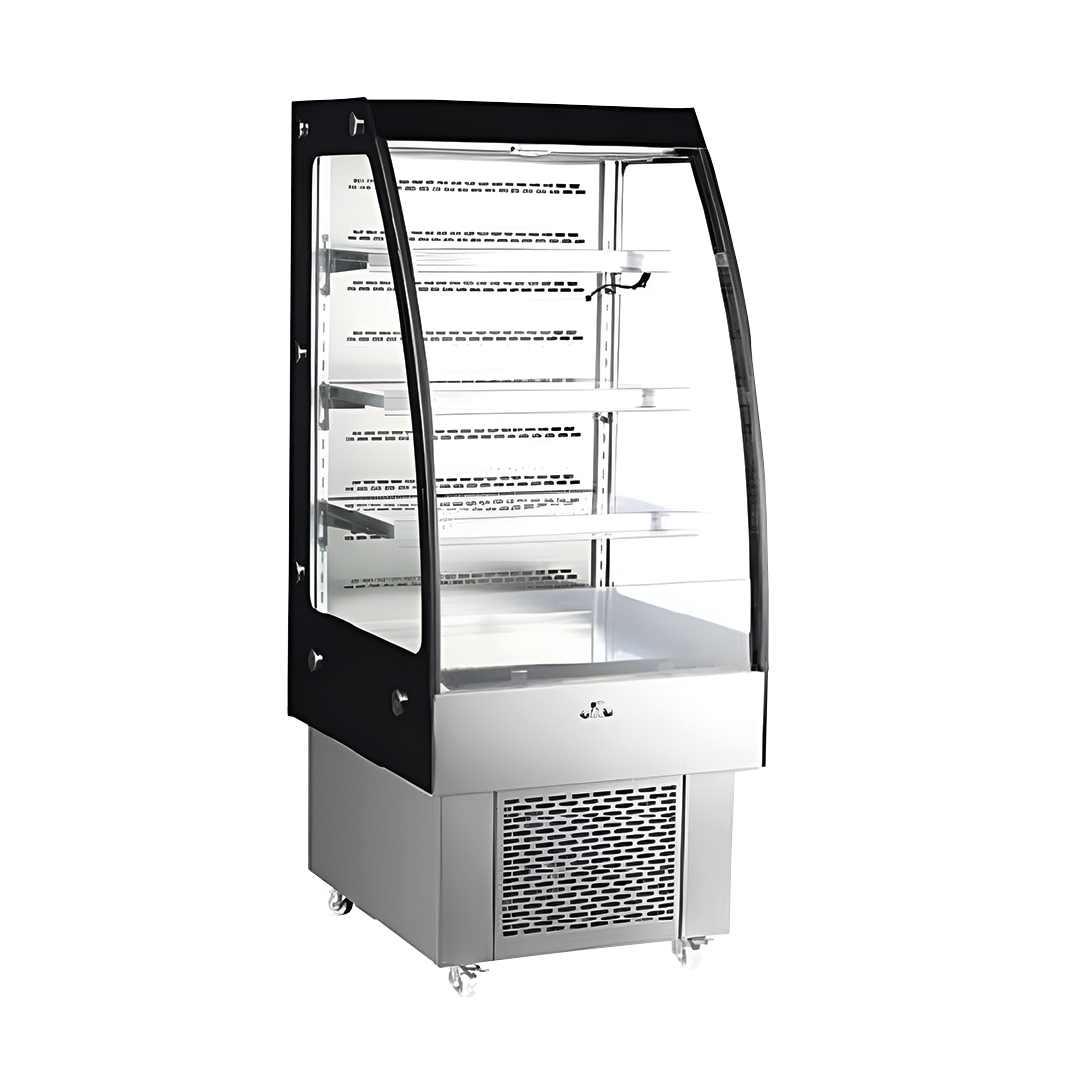 VITRINA REFRIGERADA 218 LT CORTINA DE AIRE REFR. 2-10°C 67 × 59 × 145 CM