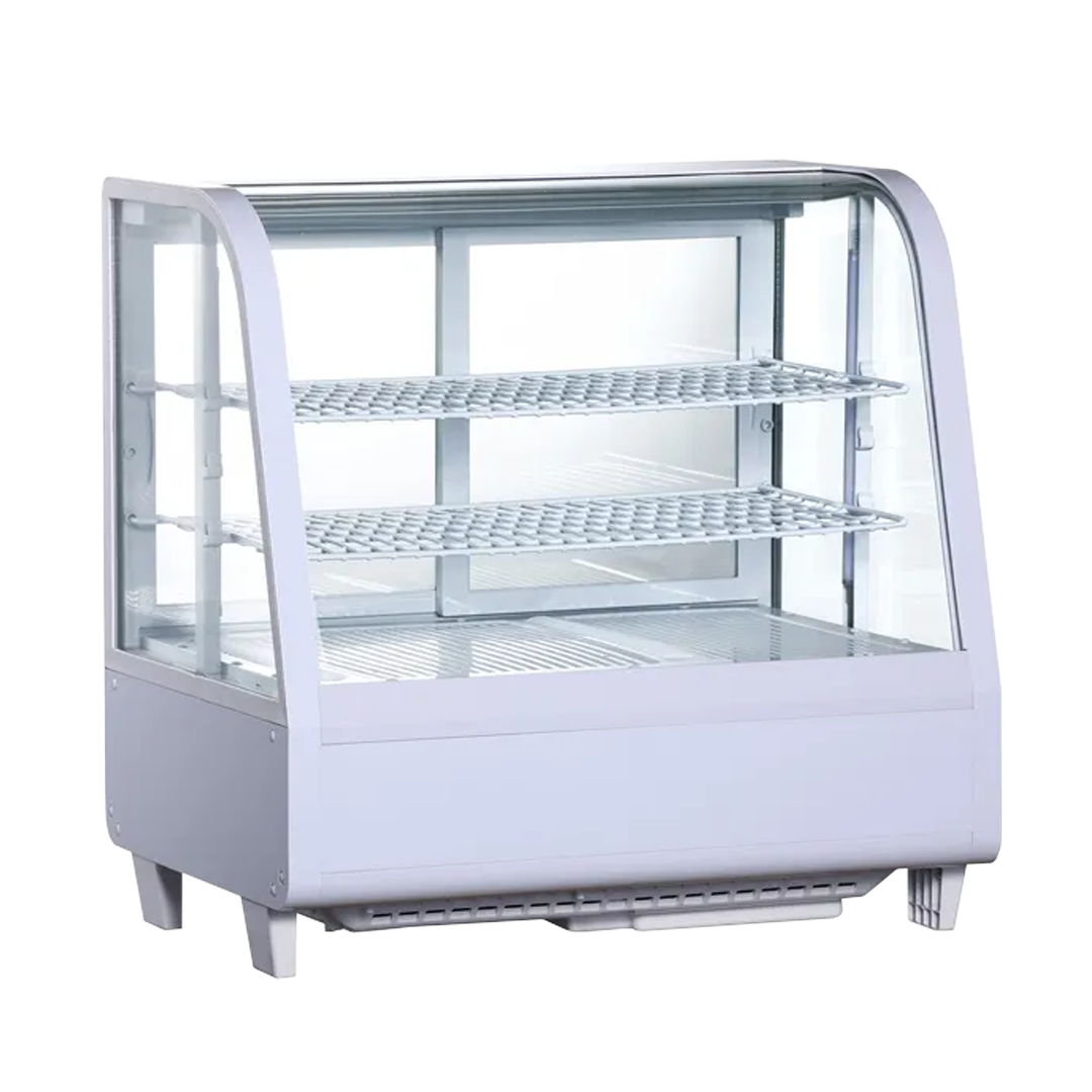 VITRINA REFRIGERADA SOBREMESA BLANCA 100 LT - HORIZONTAL