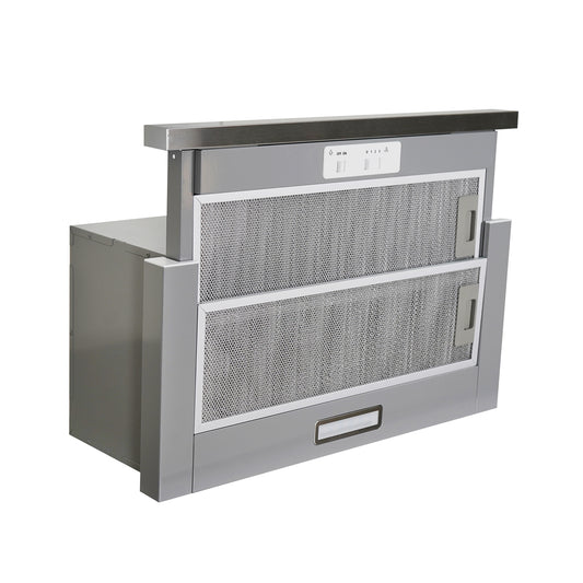CAMPANA RETRACTIL AUTOMATICA GRIS