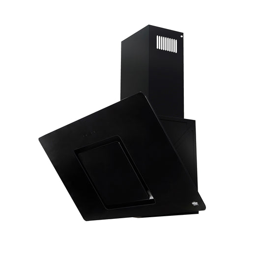 CAMPANA VIDRIO NEGRO CONTROL BOTON 90CM