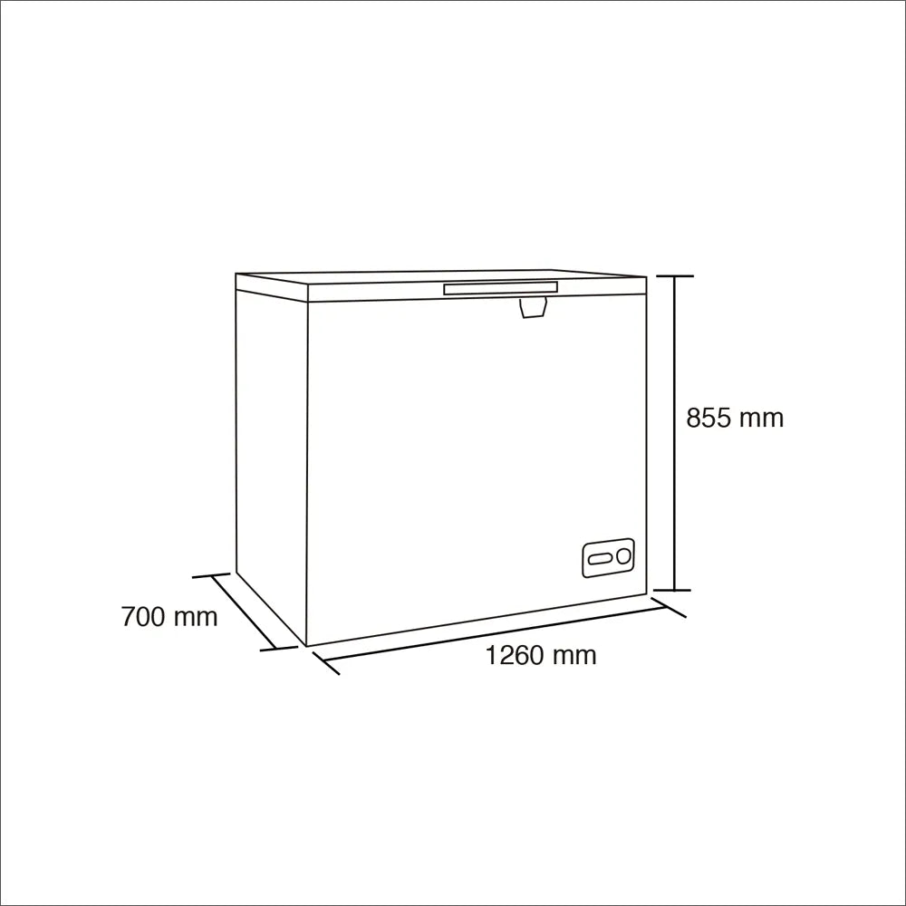 Congelador Tapa dura 380 lts