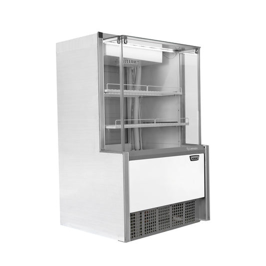 Vitrina mural refrigerada 750 mm. Blanca