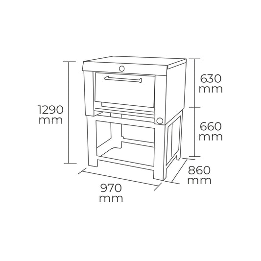 Horno 1 Camara Alta GLP