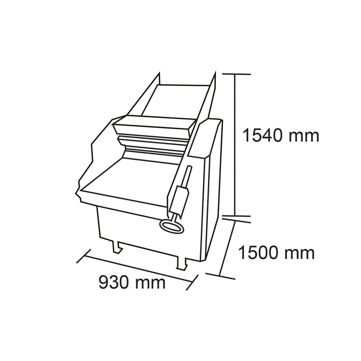 Sobadora 60 cm. Monof.