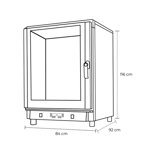 HORNO CONVECTOR DIGITAL ELECTRICO 10 BDJ.