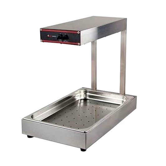 MANTENEDOR DE PAPAS FRITAS/COMIDA ACERO INOX. 750W 33x57x46cm SOBREMESA