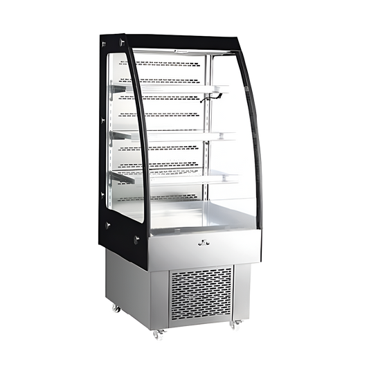 VITRINA REFRIGERADA 218 LT CORTINA DE AIRE REFR. 2-10°C 67 × 59 × 145 CM