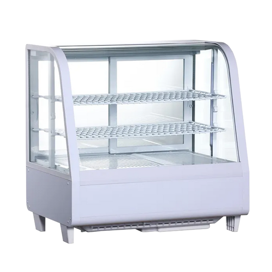 VITRINA REFRIGERADA SOBREMESA BLANCA 100 LT - HORIZONTAL