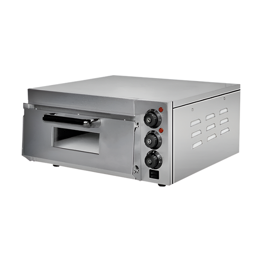 HORNO PIZZA ITA 1 CAMARA SIMPLE ELECTRICO CON PIEDRA REFRACTARIA 350°C