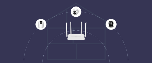 HR12F-B. Router Wifi Imou 1200Mbps soporta IPVT doble banda alcanza una velocidad de 300Mbps en 2.4GHz y 867 en 5GHz