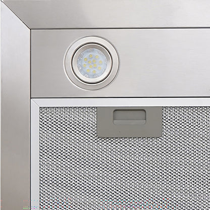 CAMPANA PIRAMIDAL INOX CONTROL BOTON 60CM | 60A09 | Maigas