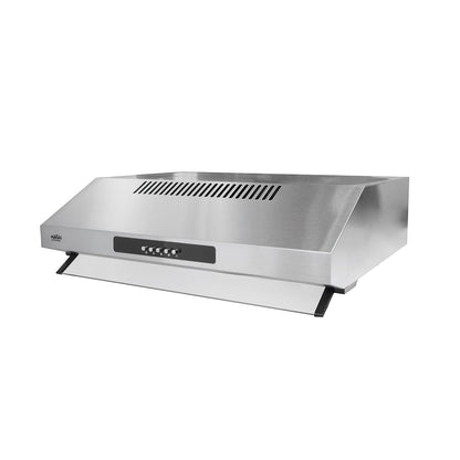 CAMPANA FRENTE INOX 3 VEL CONTROL BOTON