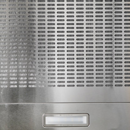 CAMPANA FRENTE INOX 3 VEL CONTROL BOTON