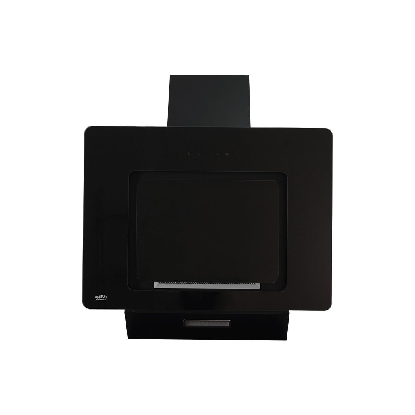 CAMPANA VIDRIO NEGRO CONTROL BOTON 60CM