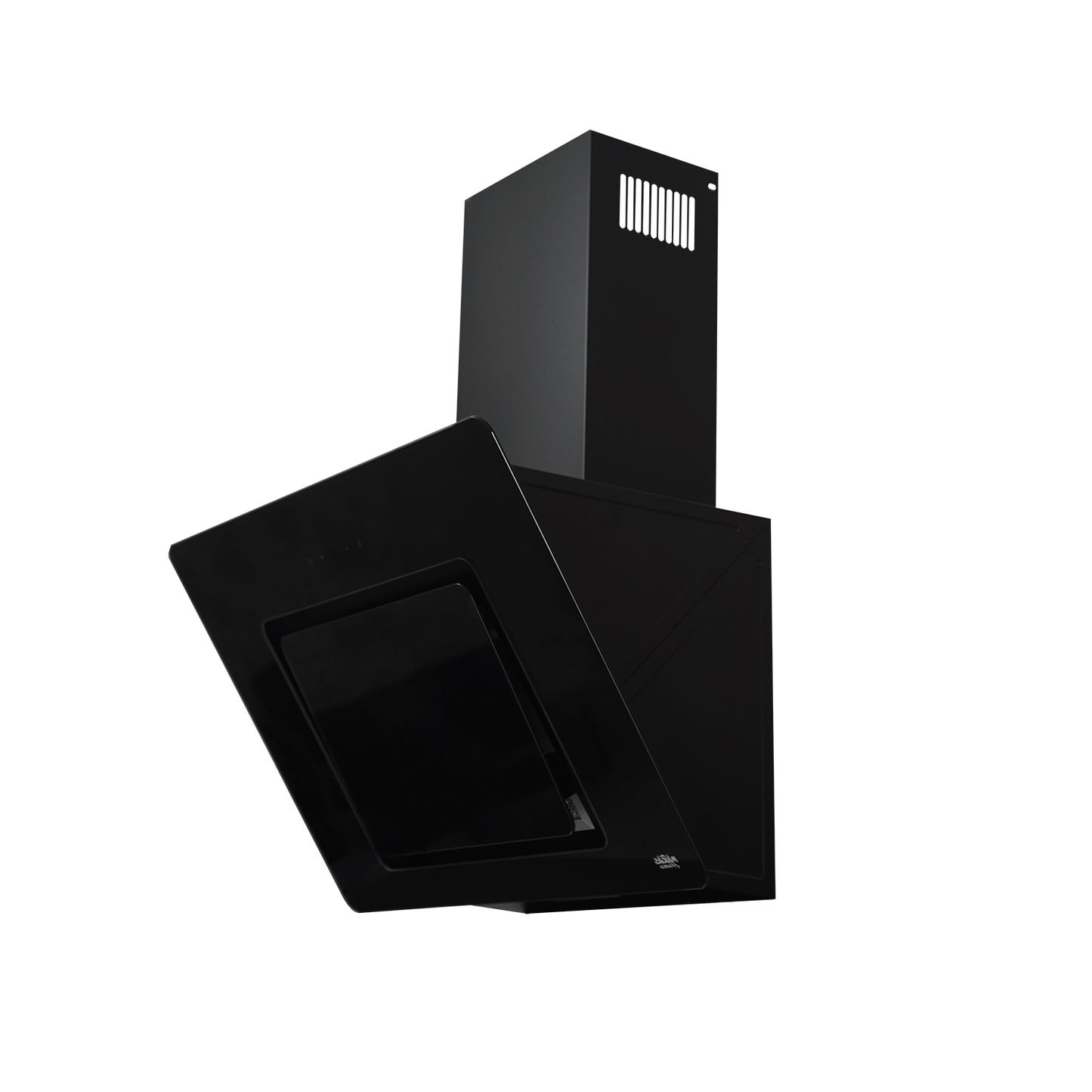 CAMPANA VIDRIO NEGRO CONTROL BOTON 60CM