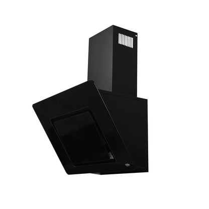 CAMPANA VIDRIO NEGRO CONTROL BOTON 60CM