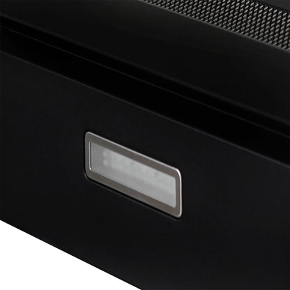 CAMPANA VIDRIO NEGRO CONTROL BOTON 60CM