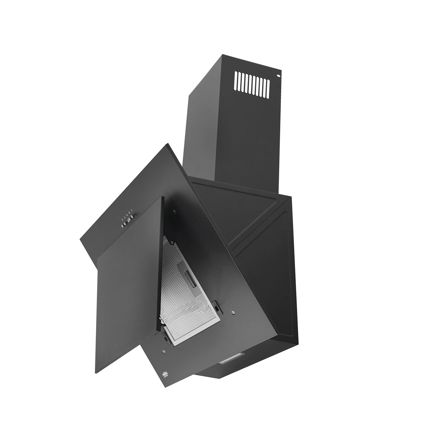 CAMPANA METAL NEGRO CONTROL BOTON