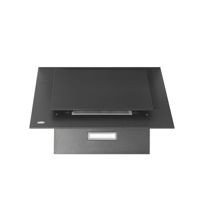 CAMPANA METAL NEGRO CONTROL BOTON