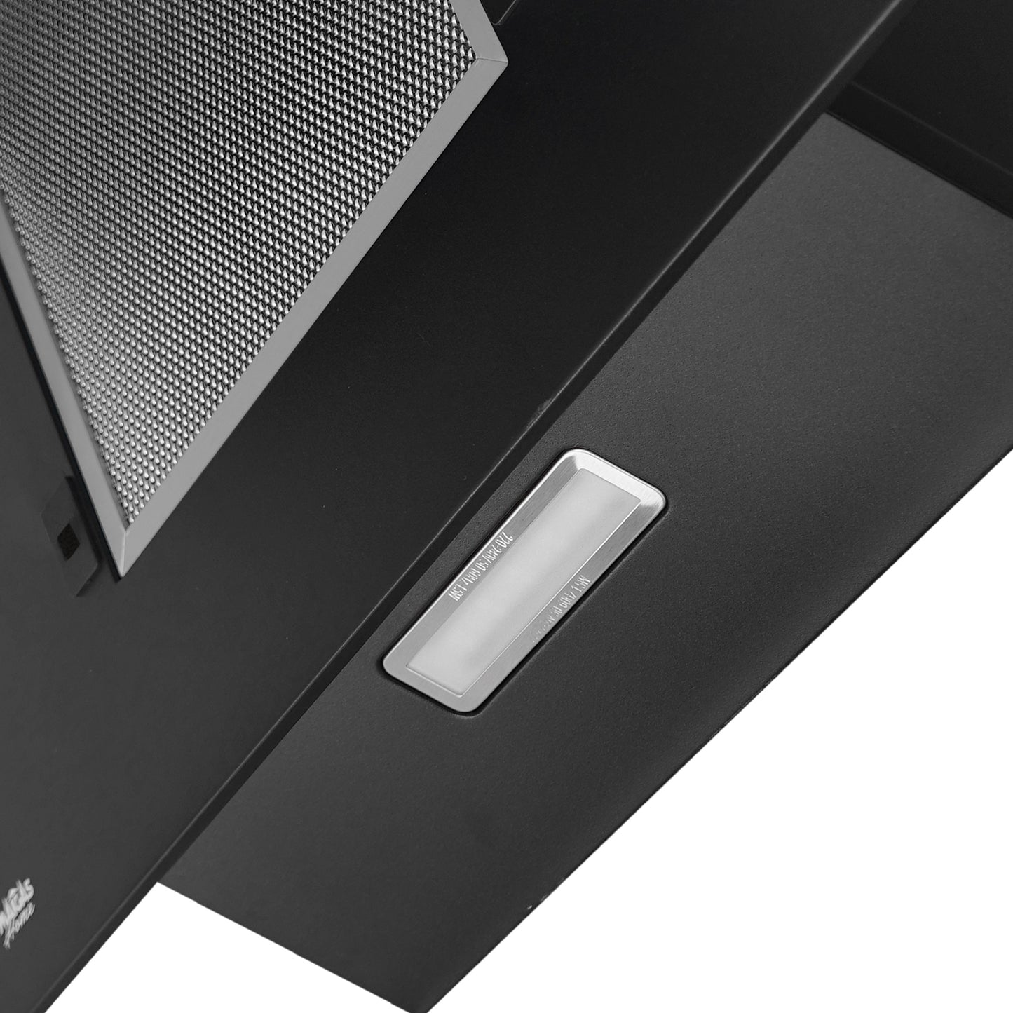 CAMPANA METAL NEGRO CONTROL BOTON