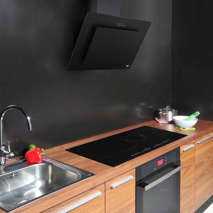 CAMPANA METAL NEGRO CONTROL BOTON