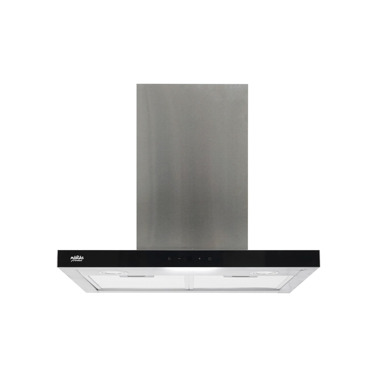 CAMPANA RECTANGULAR TOUCH FRENTE INOX 60CM