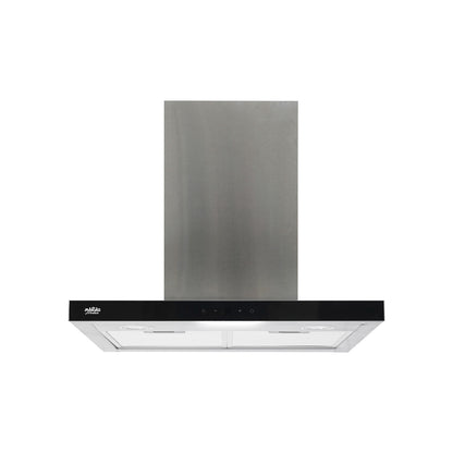 CAMPANA RECTANGULAR TOUCH FRENTE INOX 60CM