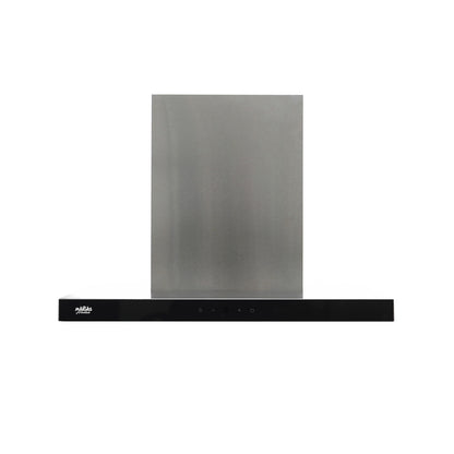 CAMPANA RECTANGULAR TOUCH FRENTE INOX 60CM