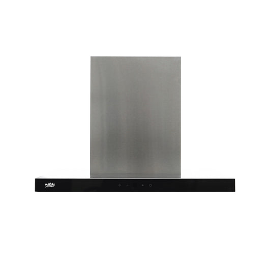 CAMPANA RECTANGULAR TOUCH FRENTE INOX 60CM