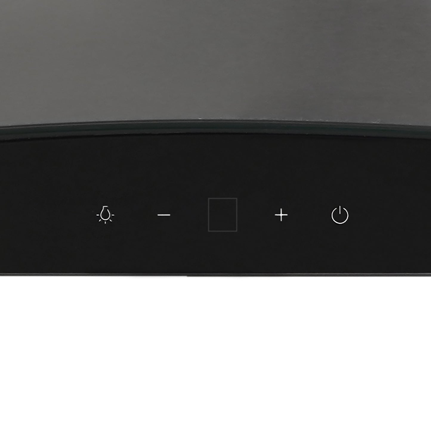 CAMPANA INOX + VIDRIO CURVO TOUCH