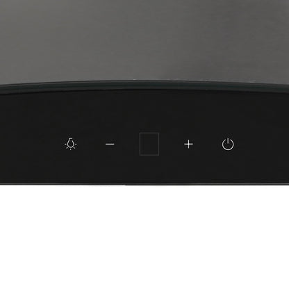 CAMPANA INOX + VIDRIO CURVO TOUCH