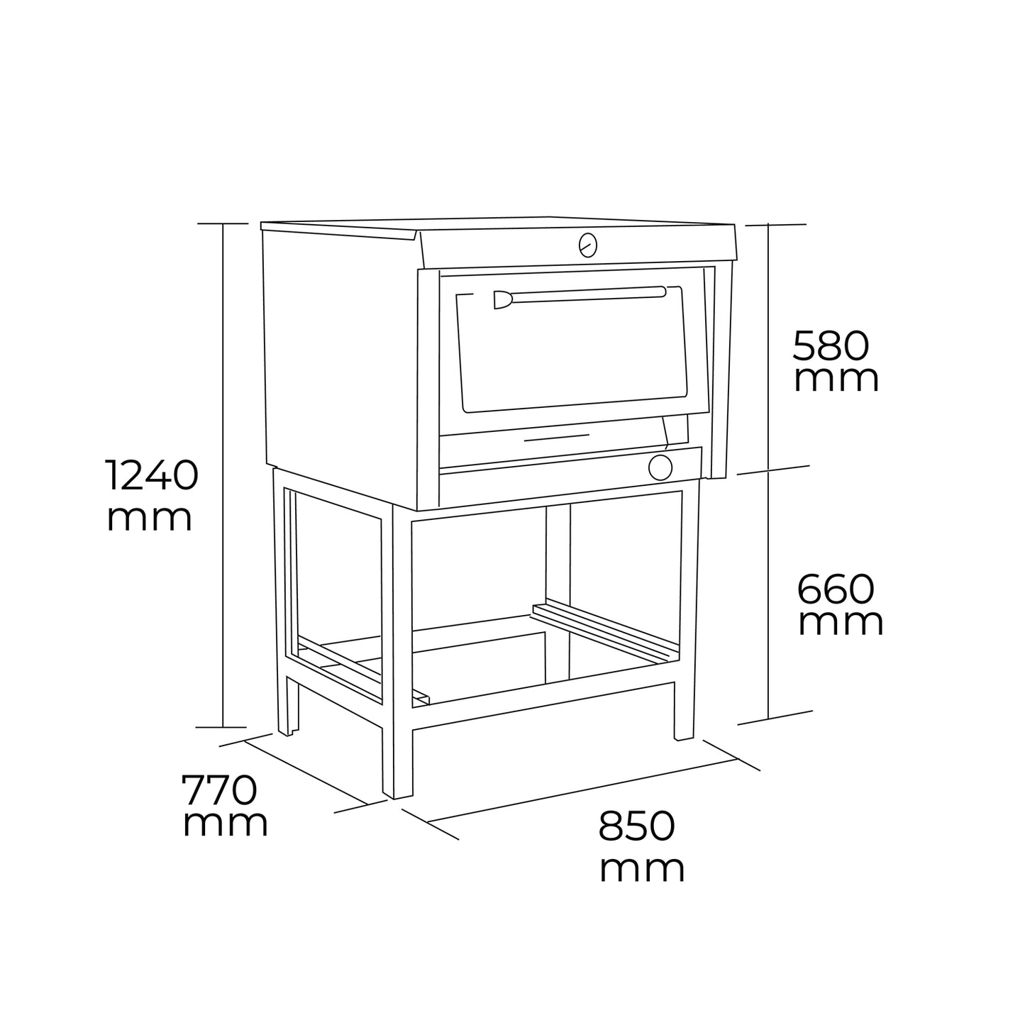 Horno 1 Camara GN  ECO
