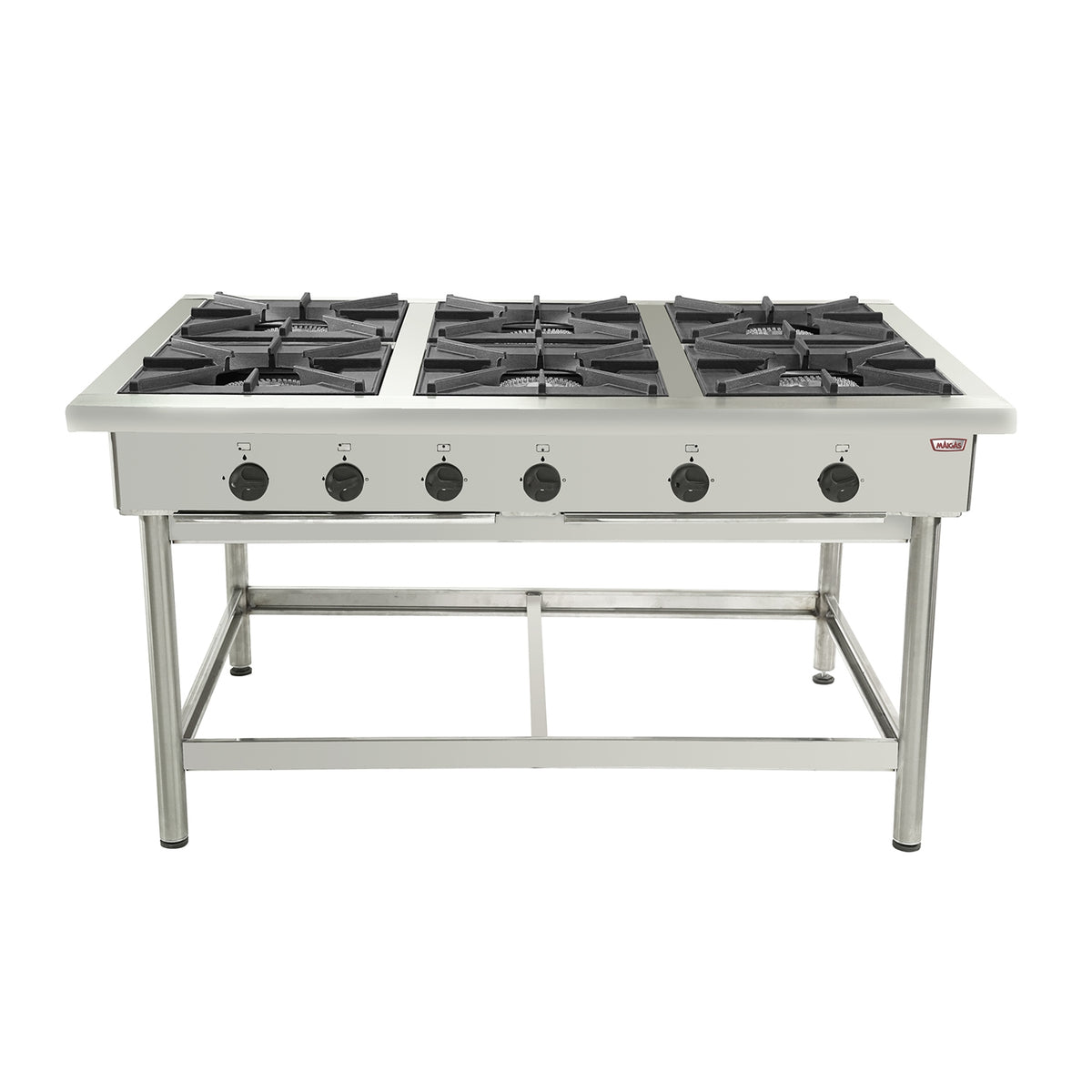 Anafe 6 parrillas 43x43 cm. GLP