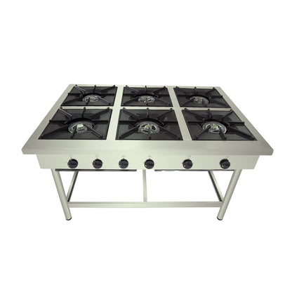 Anafe 6 parrillas 43x43 cm. GLP
