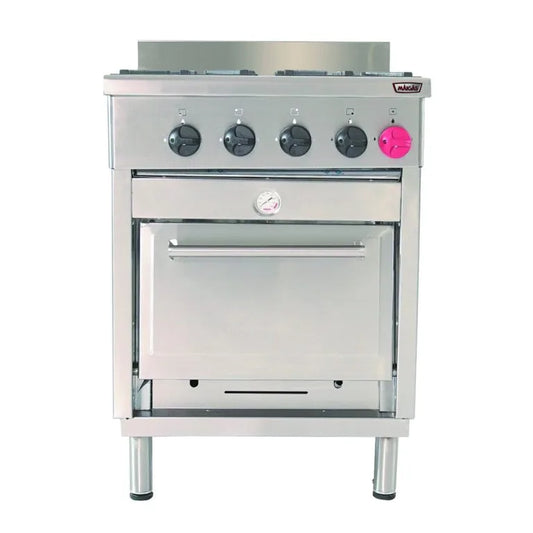 Cocina industrial 4 platos +  Horno GLP