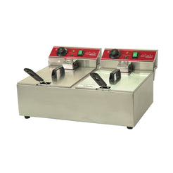 Freidora eléctrica 2 depósitos 12 Lts