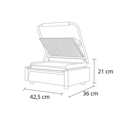 Plancha Panini Grill 425x360X210 mm