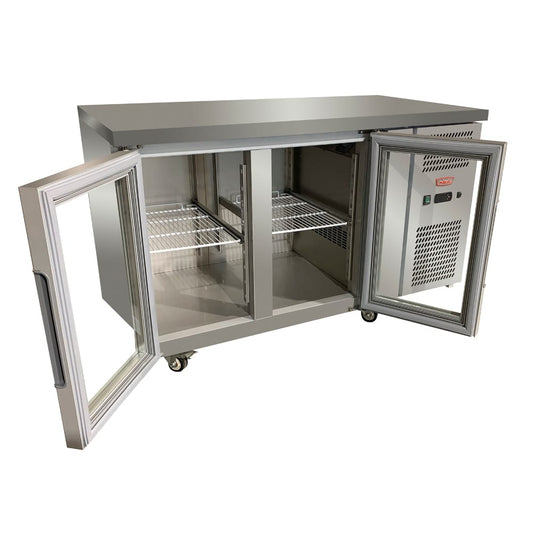 MESON BAJO REFRIGERADO 2 P. VIDRO / ABAT.