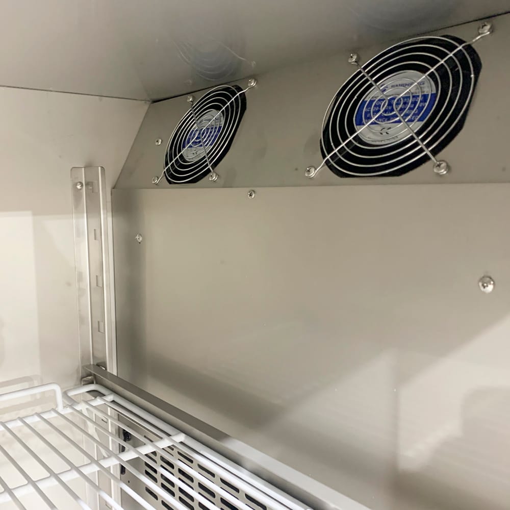 MESON BAJO REFRIGERADO 2 P. VIDRO / ABAT.