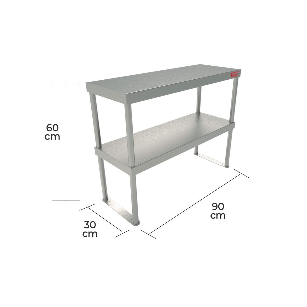 Plateo Doble Modulo 900 mm.