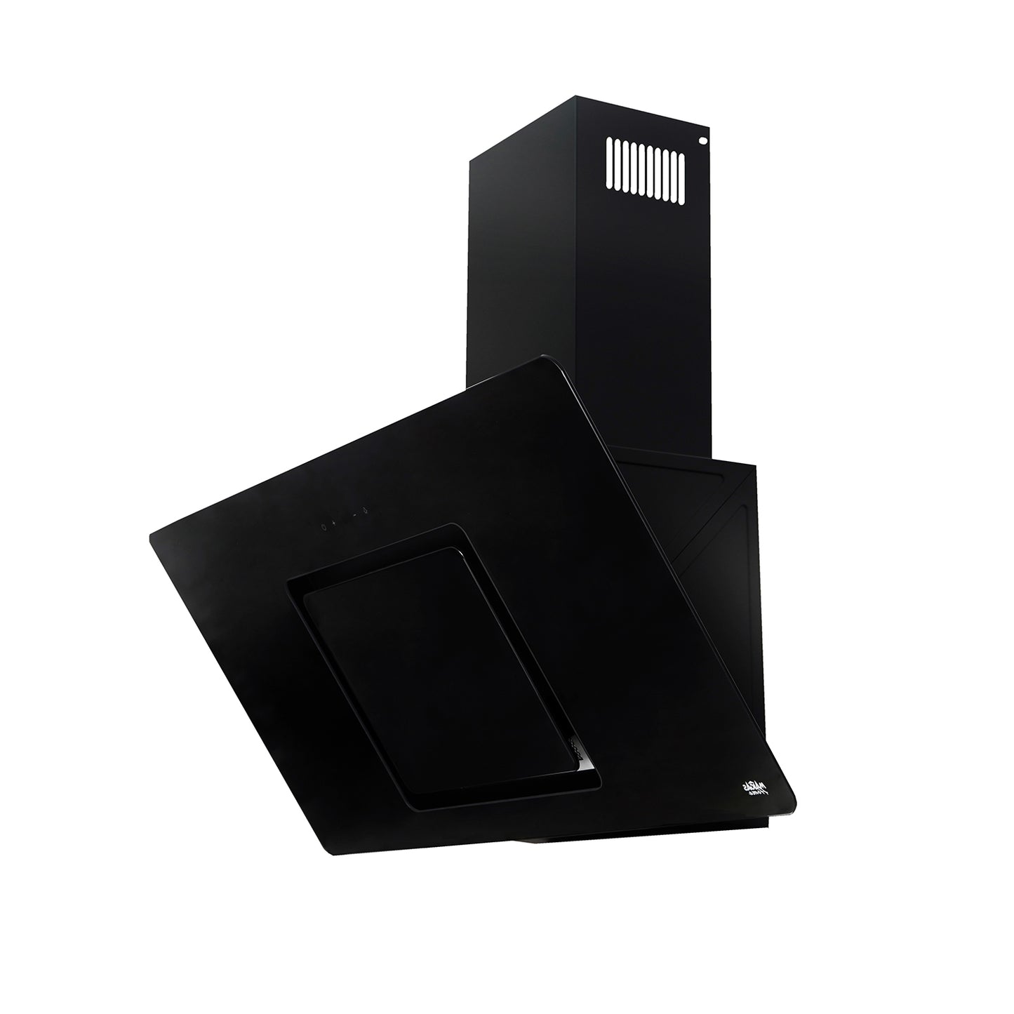 CAMPANA VIDRIO NEGRO CONTROL BOTON 90CM