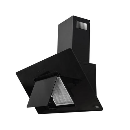 CAMPANA VIDRIO NEGRO CONTROL BOTON 90CM