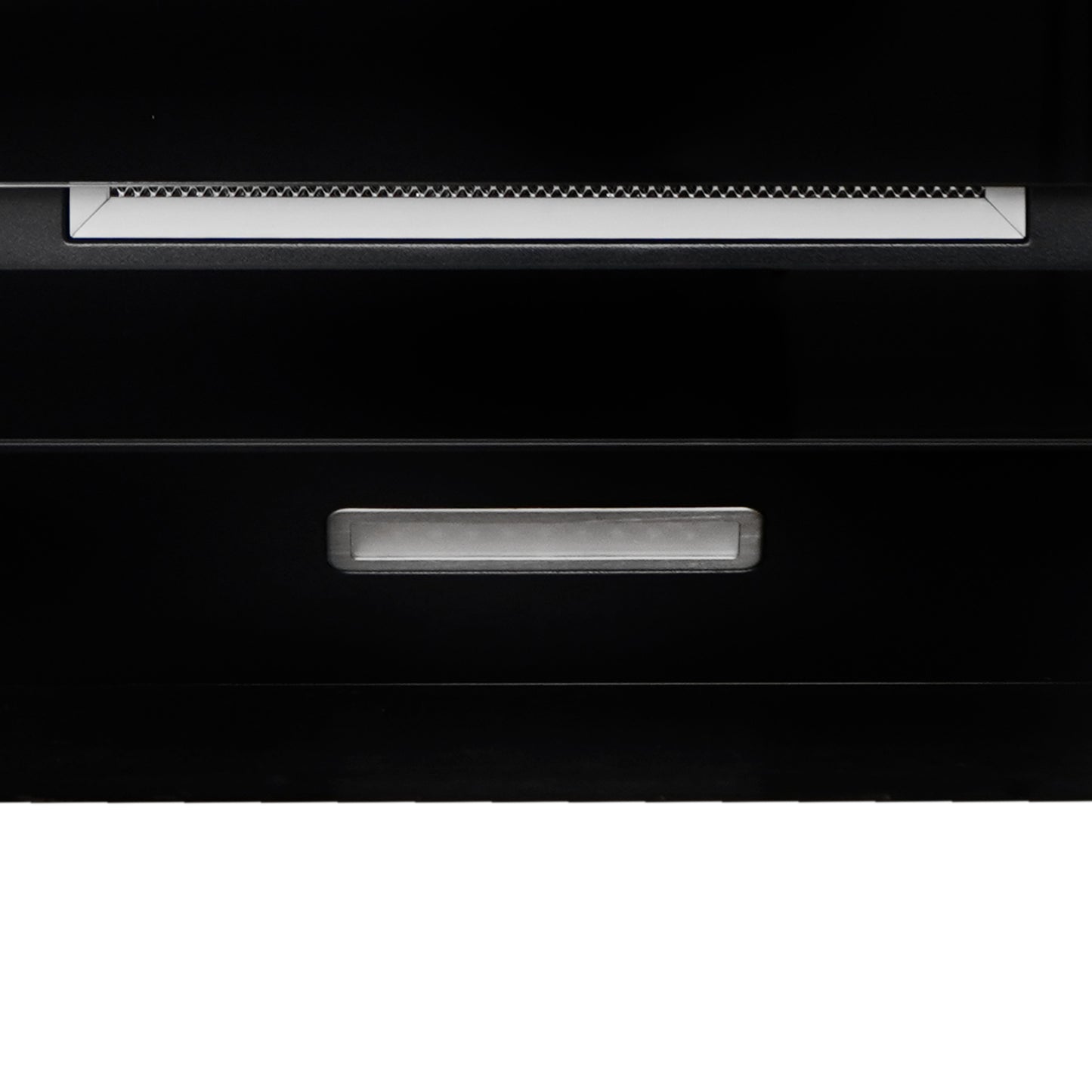 CAMPANA VIDRIO NEGRO CONTROL BOTON 90CM