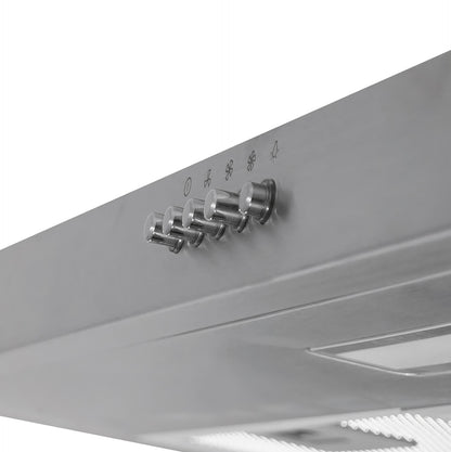 CAMPANA RECTANGULAR FRENTE INOX DIGITAL 90CM