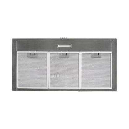 CAMPANA RECTANGULAR FRENTE INOX DIGITAL 90CM