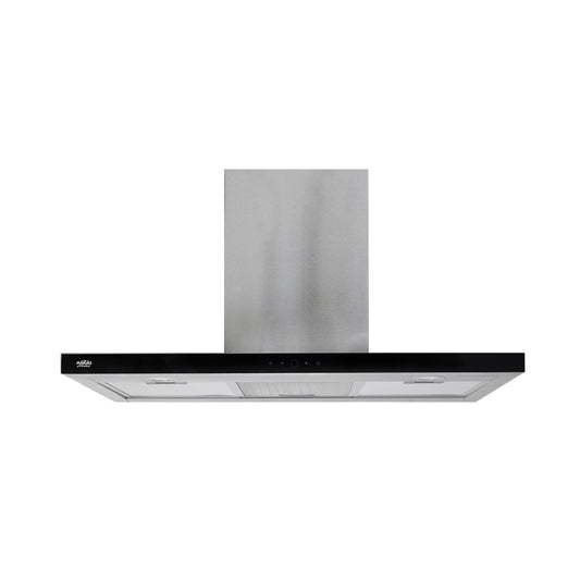 CAMPANA RECTANGULAR TOUCH FRENTE INOX 90CM