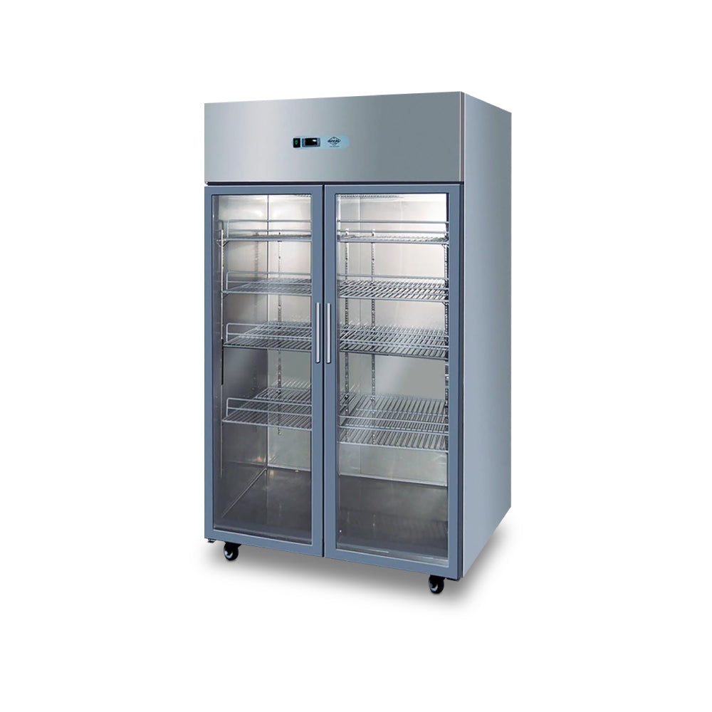 Congelador  A.I.  2 puertas de vidrio 1000 lt