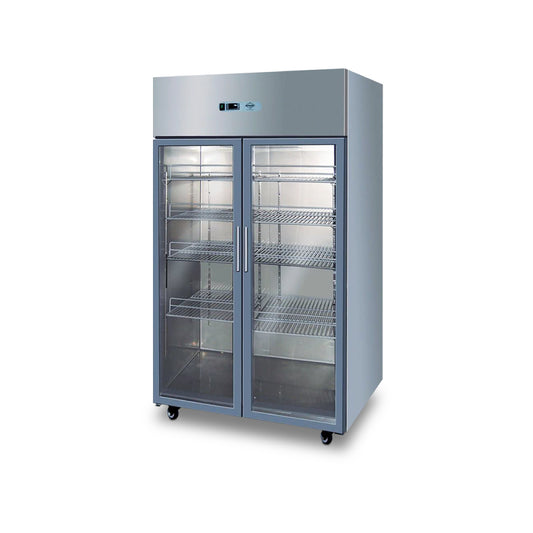 Congelador  A.I.  2 puertas de vidrio 1000 lt