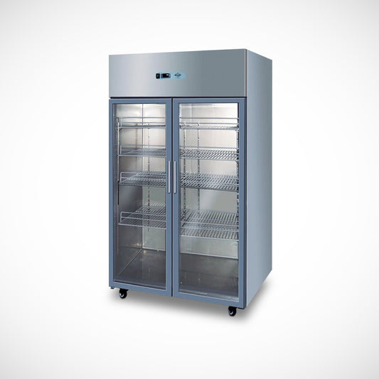 Congelador  A.I.  2 puertas de vidrio 1000 lt