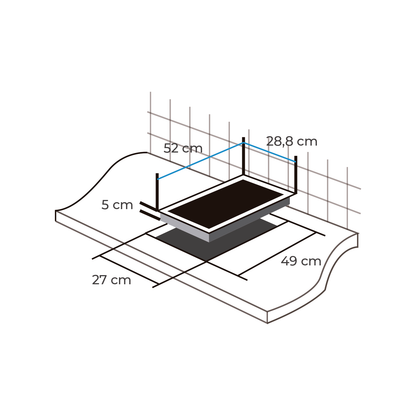 ENCIMERA VITROCERAMICA 2 QUEMADORES